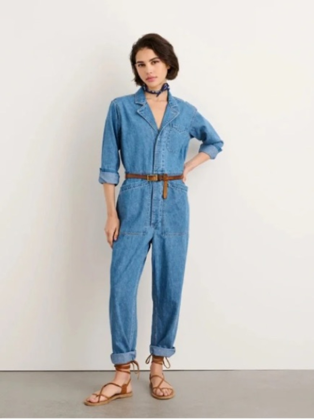 Alex Mill denim coverall jumpsuit